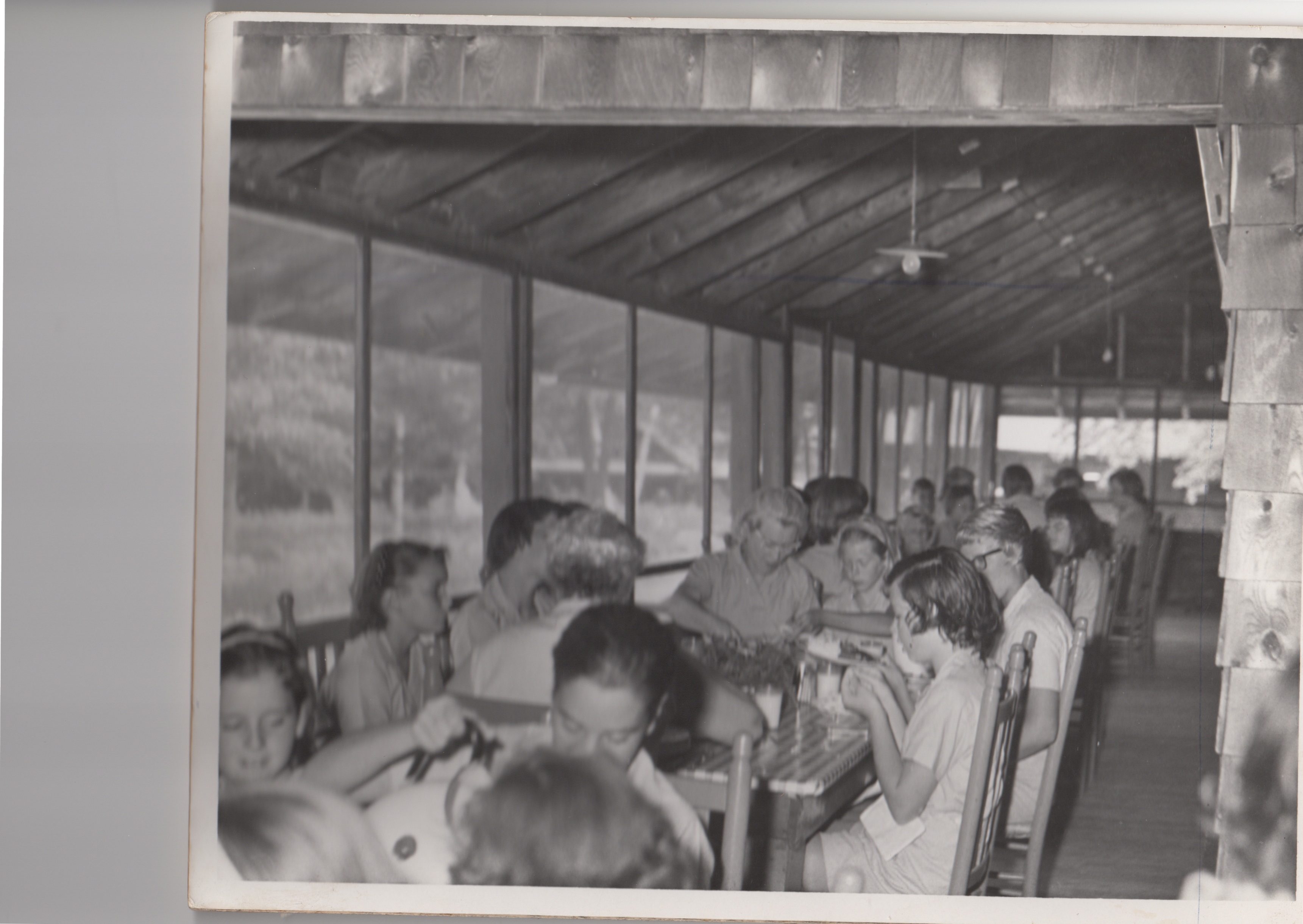 Camp Runoia 1950s DIning Hall