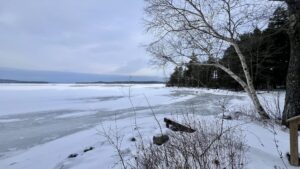 snow lake camp runoia girls camp in winter